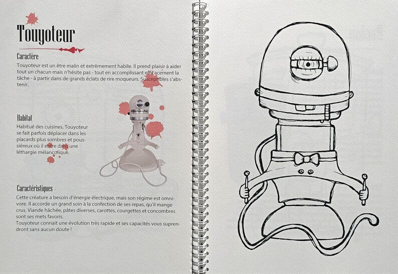 Livre de coloriage et bestiaire fantastique - Les créatures farfelues – Image 2