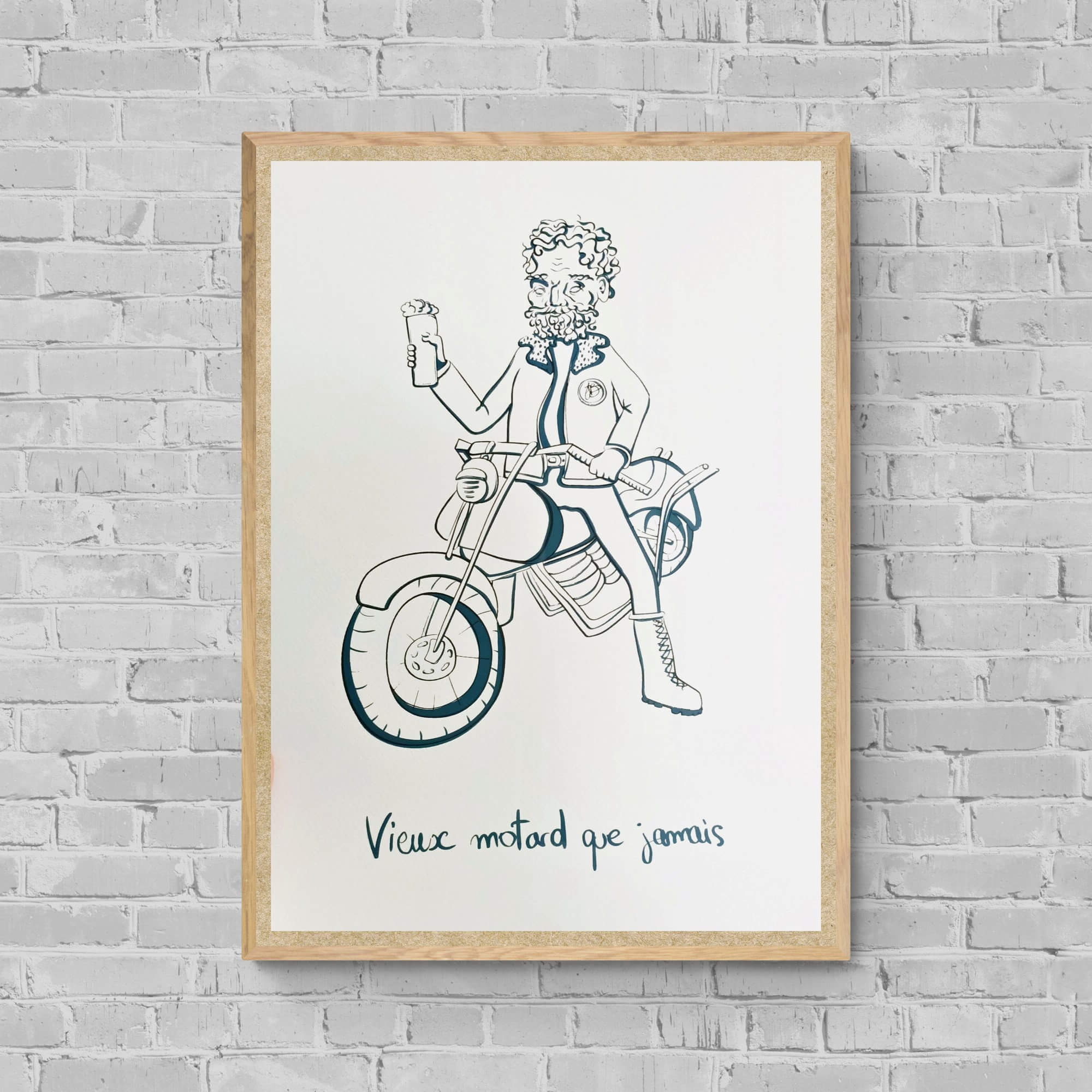 Vieux motard que jamais