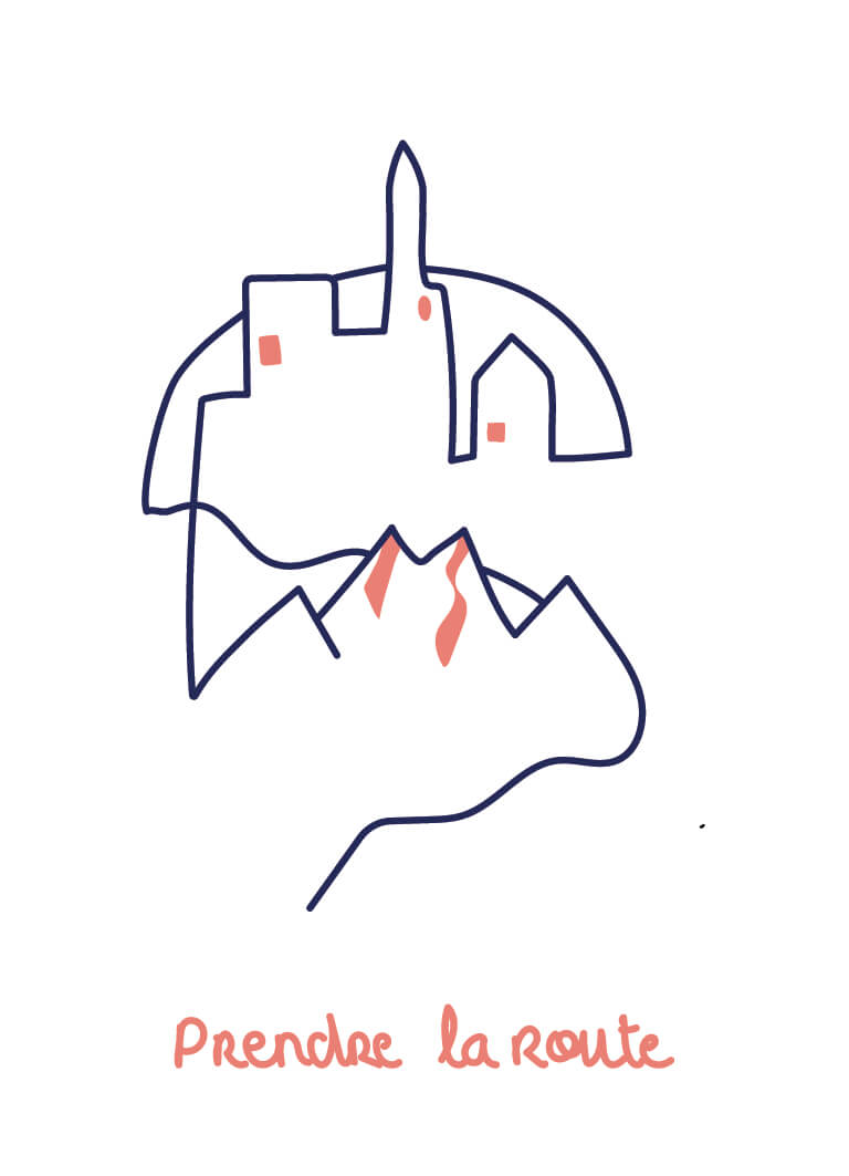 Lot de 4 cartes minimalistes qui incitent au voyage – Image 5