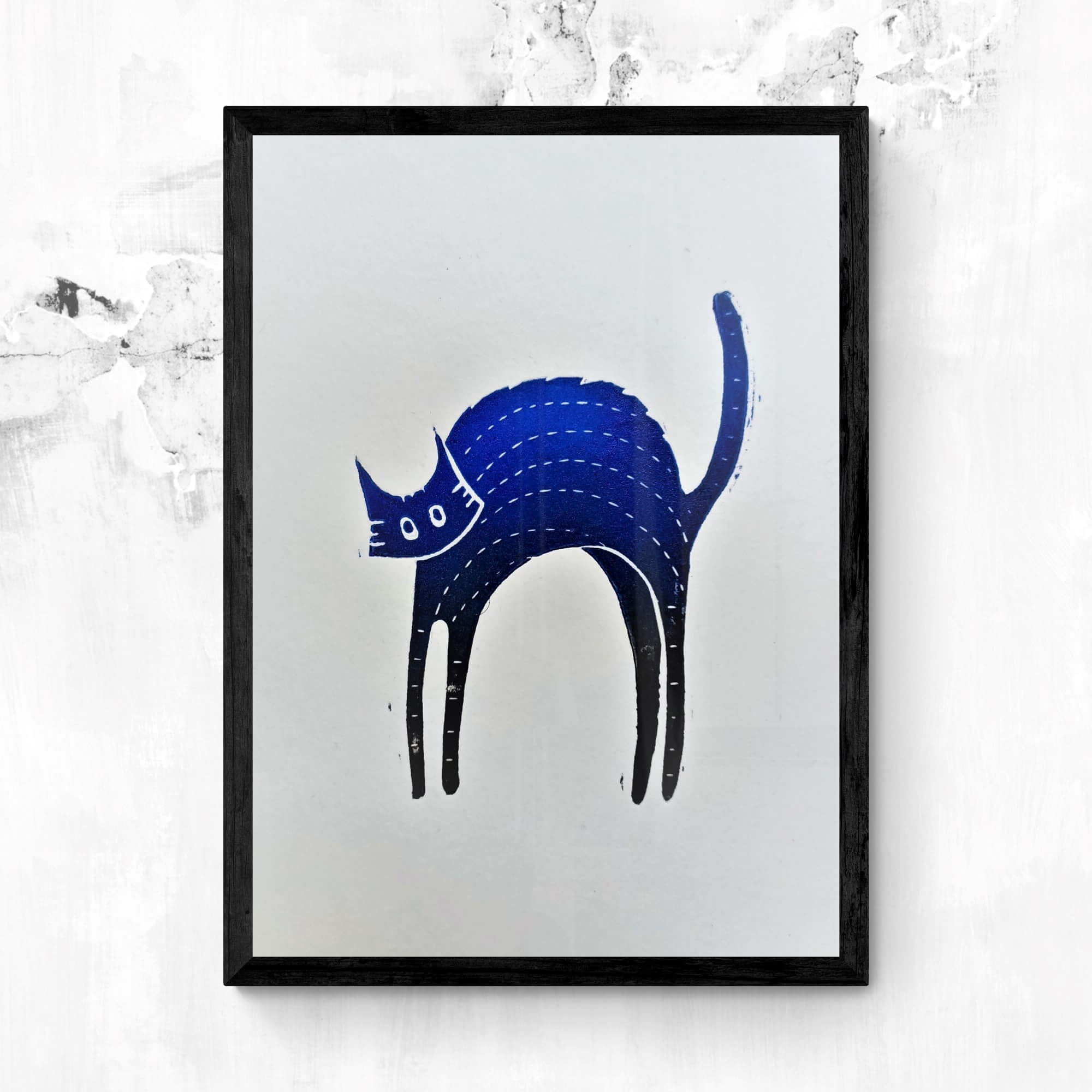 Le chat – dégradé bleu nuit – Image 2