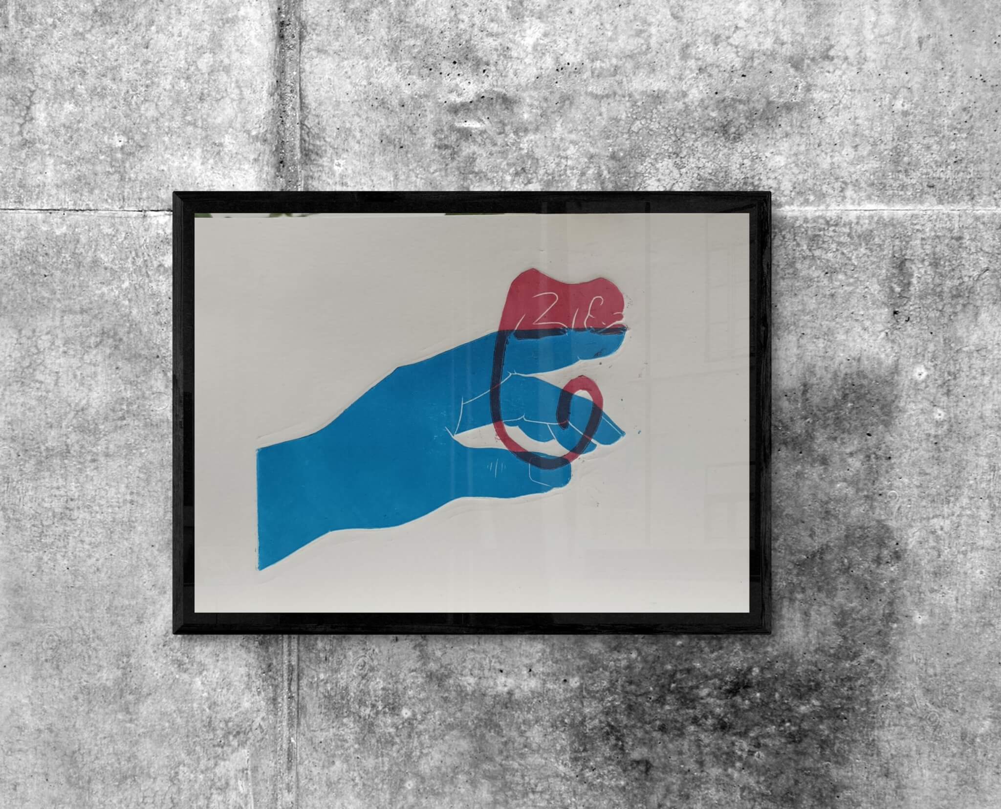 Panthère endormie sur ma main - A5 – Image 2