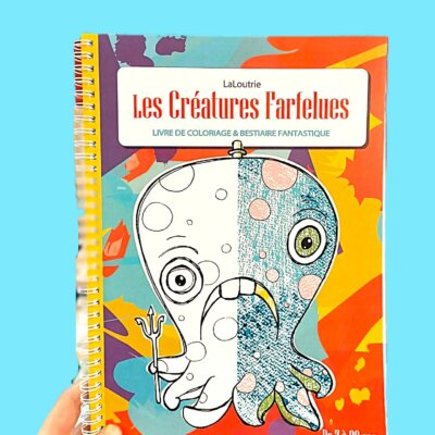 Livre de coloriage et bestiaire fantastique - Les créatures farfelues