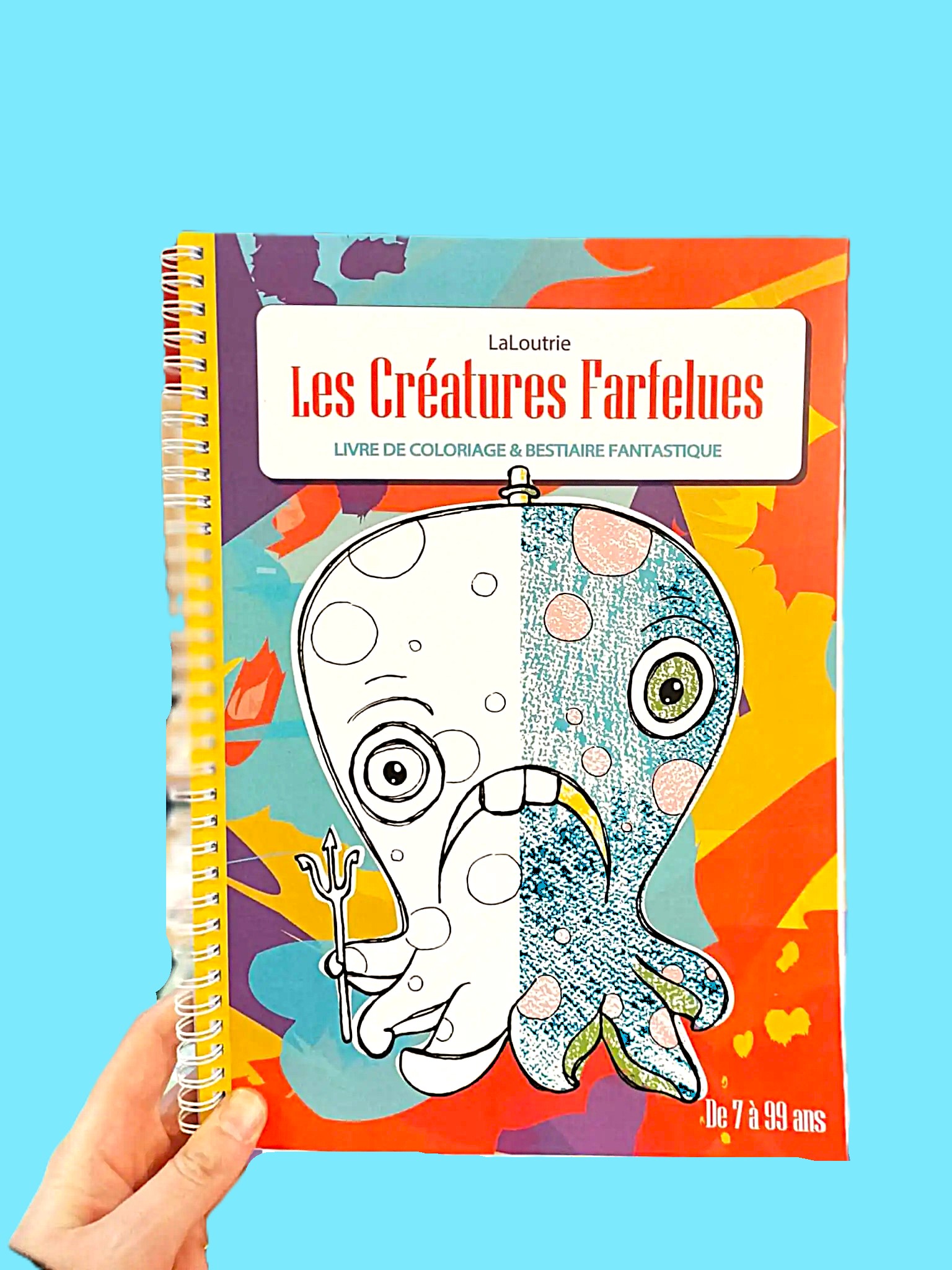 Livre de coloriage et bestiaire fantastique - Les créatures farfelues