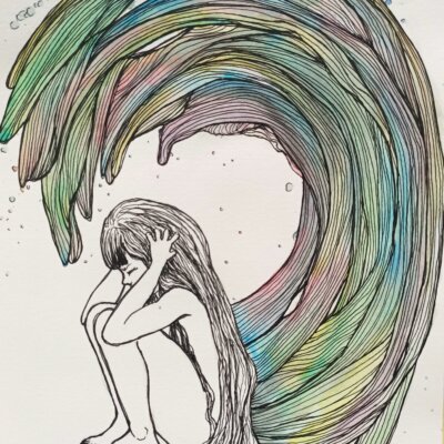 En attendant la vague - Œuvre originale