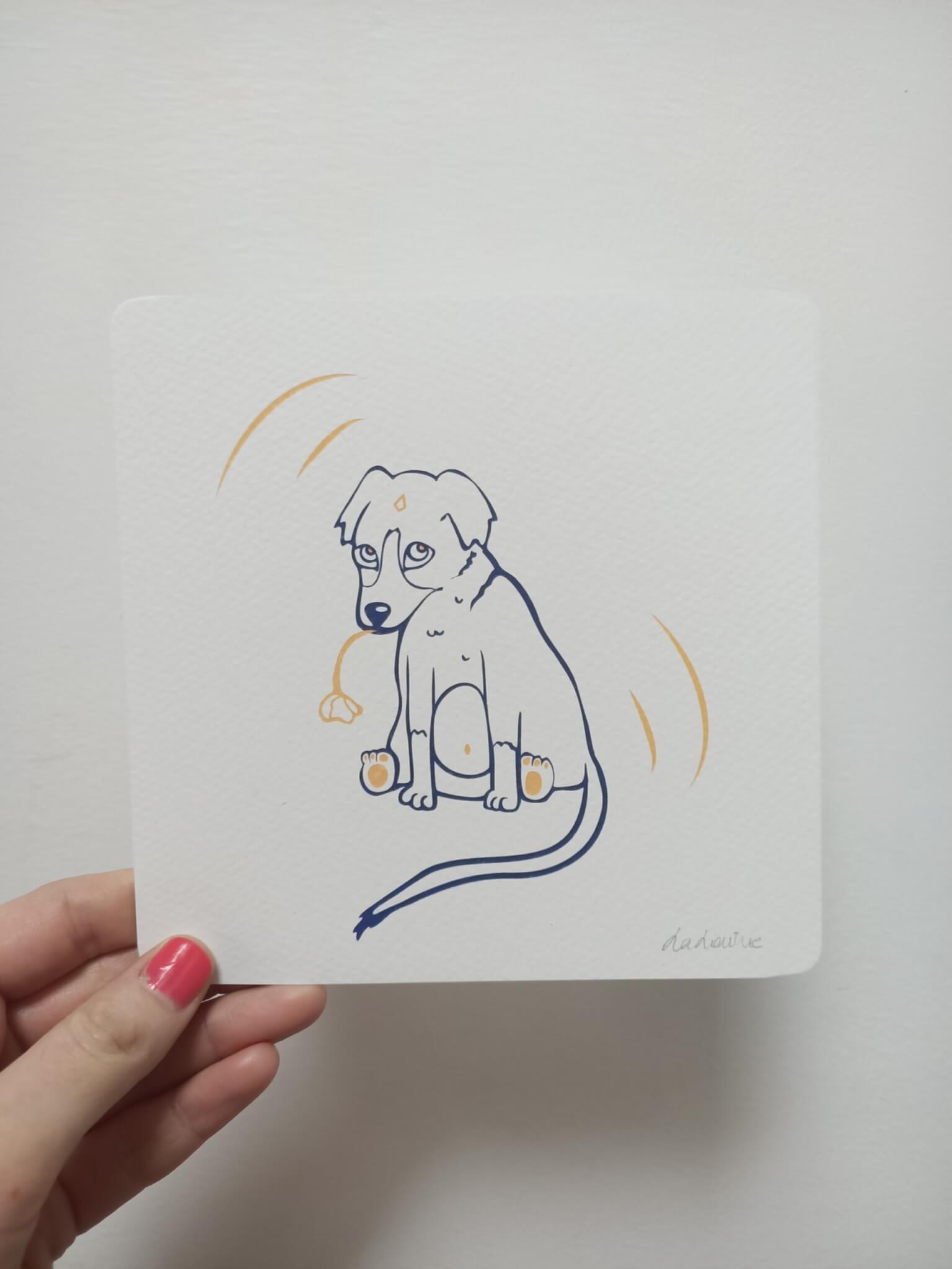 Lot de 4 cartes minimalistes d'animaux – Image 3