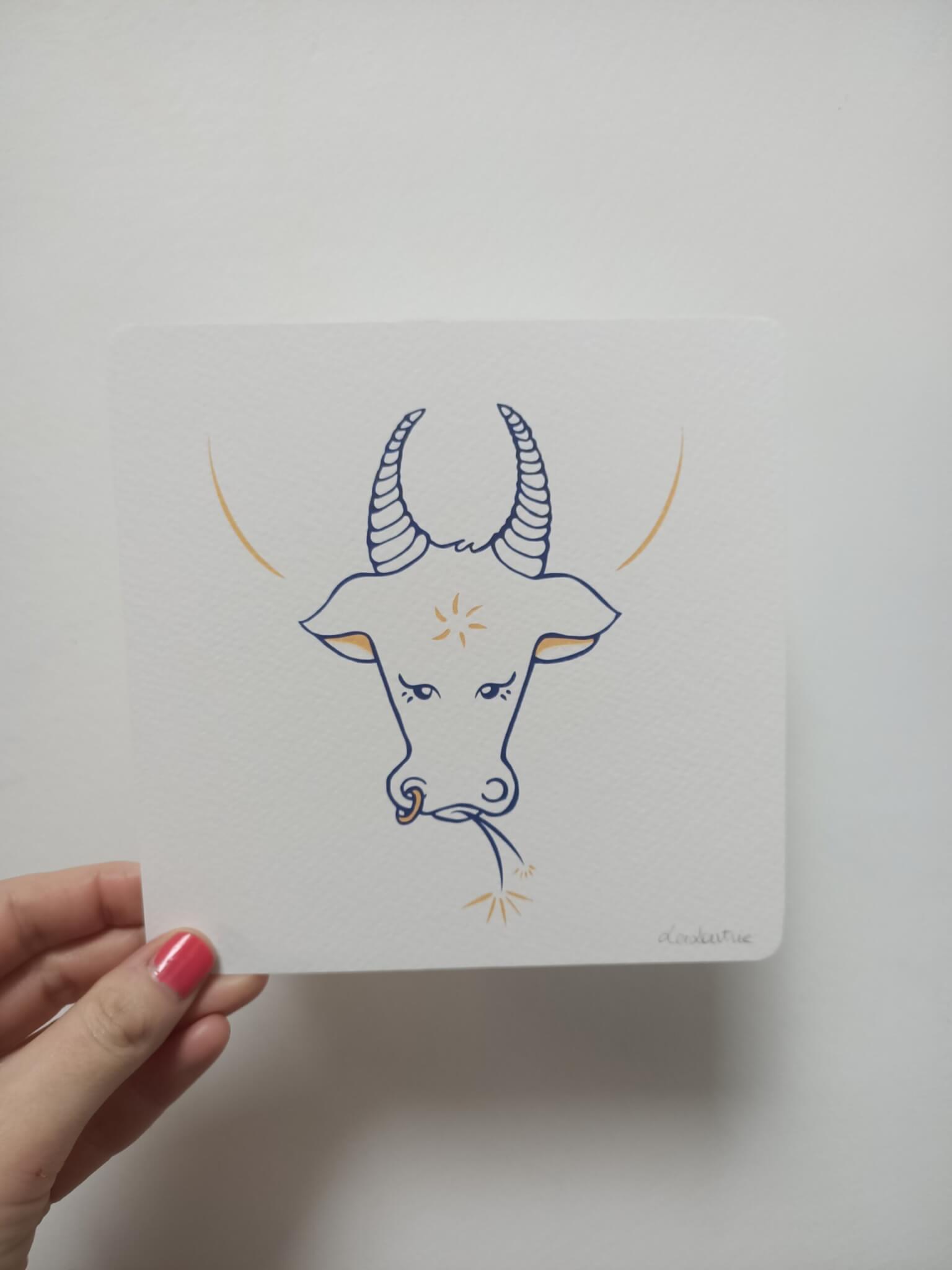 Lot de 4 cartes minimalistes d'animaux – Image 2