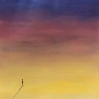 Balade solitaire 1 - 30 × 40cm