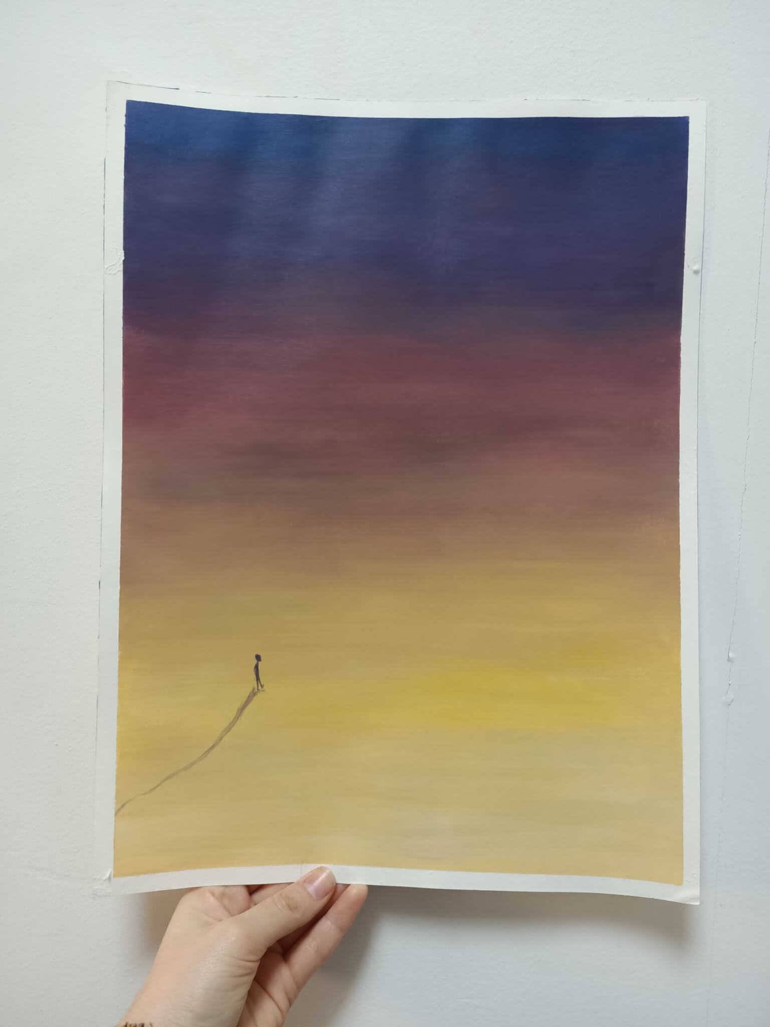 Balade solitaire 1 - 30 × 40cm – Image 2