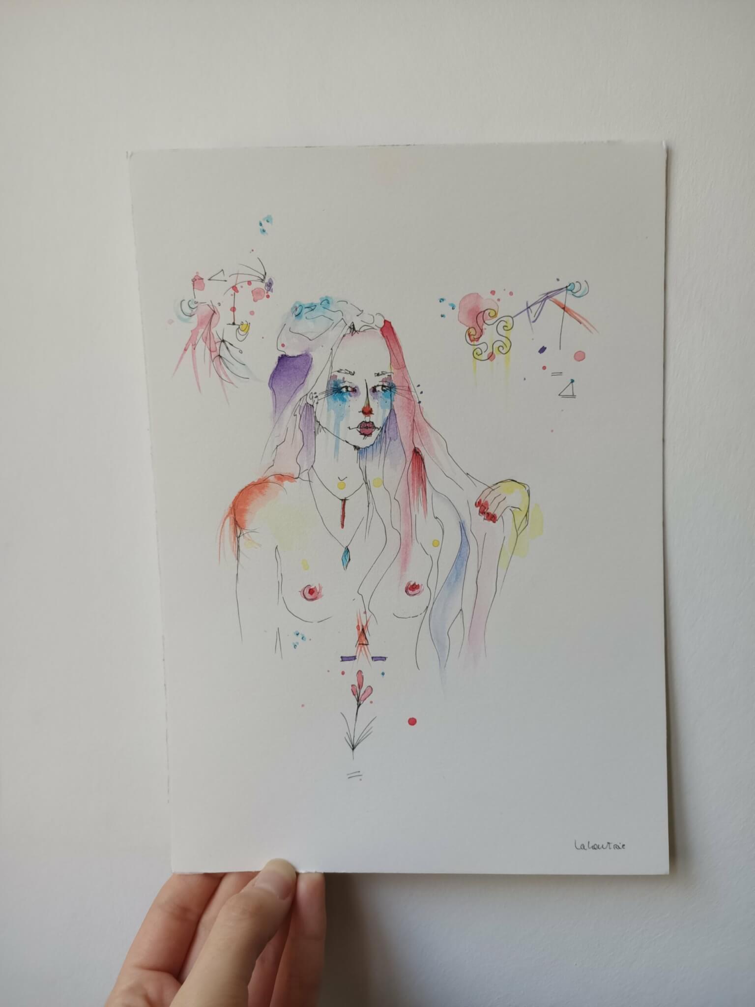 Kandinsky girl - Œuvre originale – Image 2