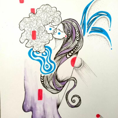 Un baiser hors du temps - Œuvre originale