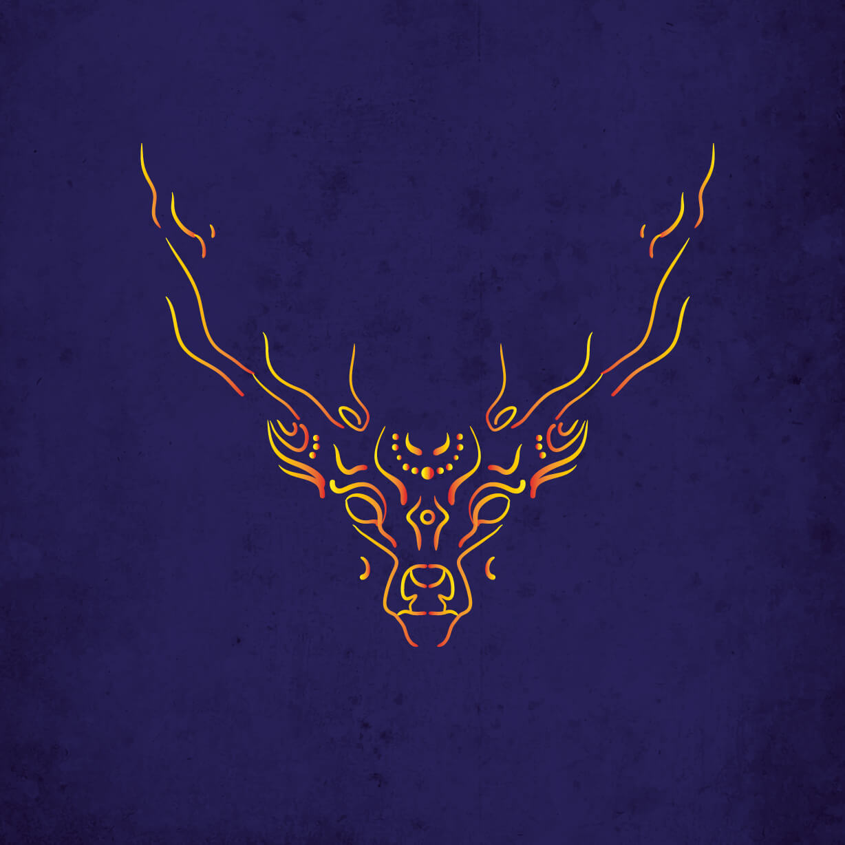 Portrait de cerf stylisé – Image 2