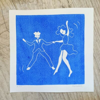 Boogie danseurs - 15*15cm