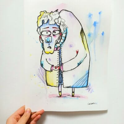 Le vieux - Œuvre originale