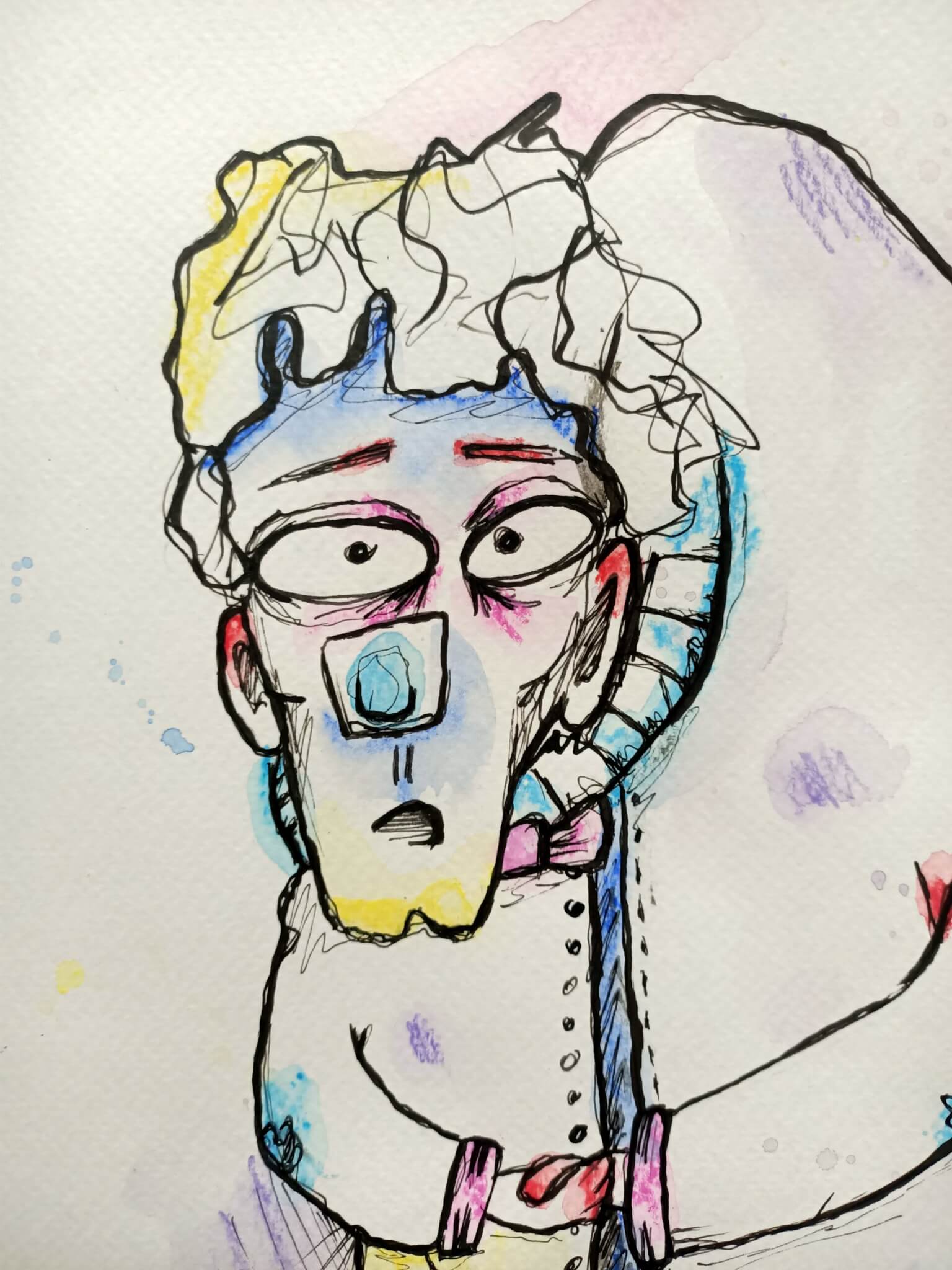 Le vieux - Œuvre originale – Image 2