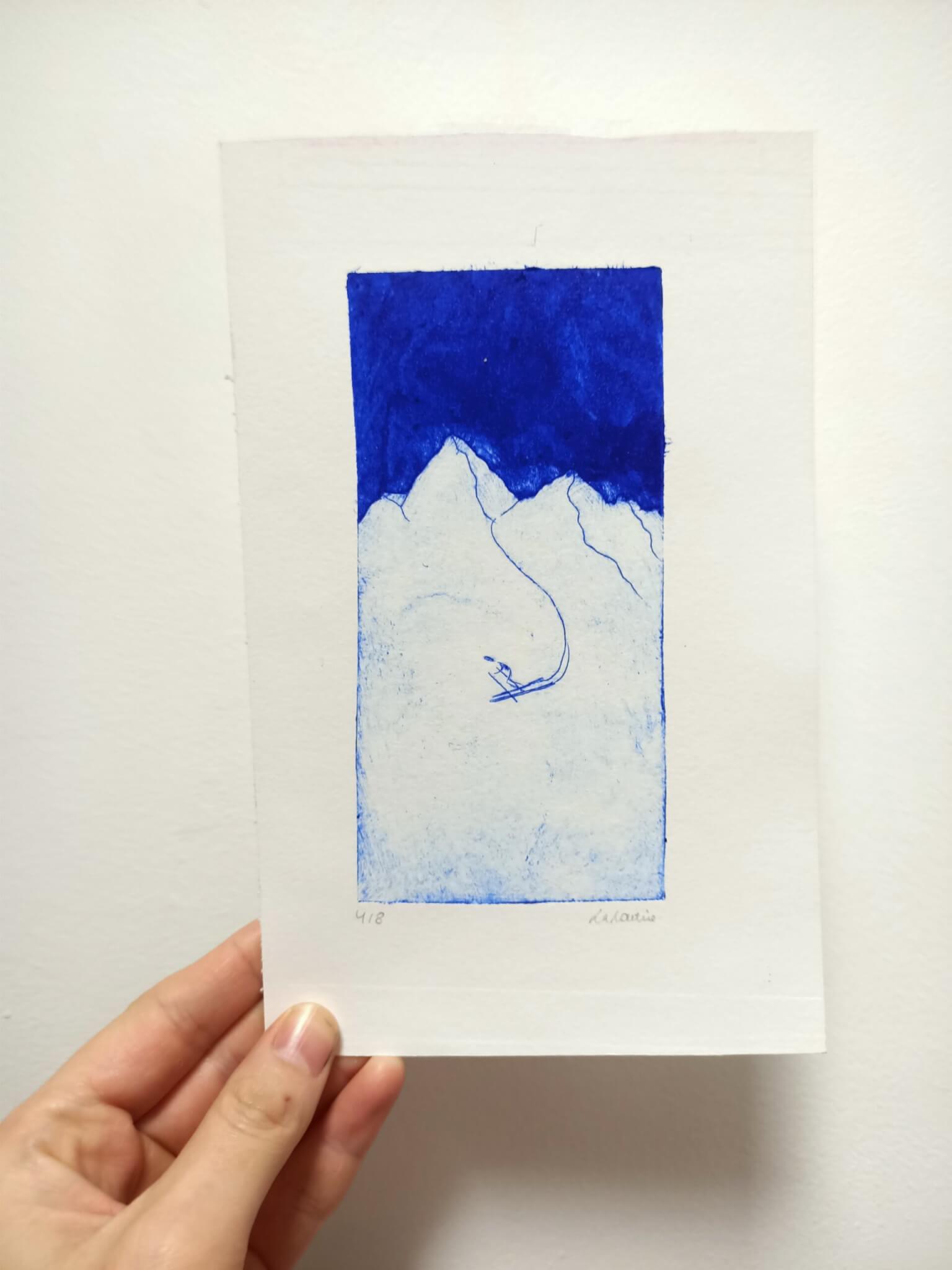 Skieur - 10x15cm – Image 2