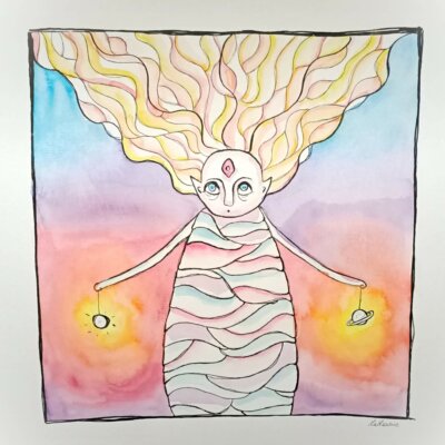 La Voie Lactée - 27x27cm