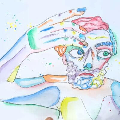 Je comprends pas - Œuvre originale 24x32cm