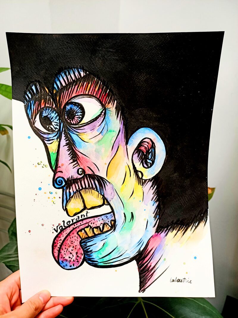 Valorant - Œuvre originale 24*32cm