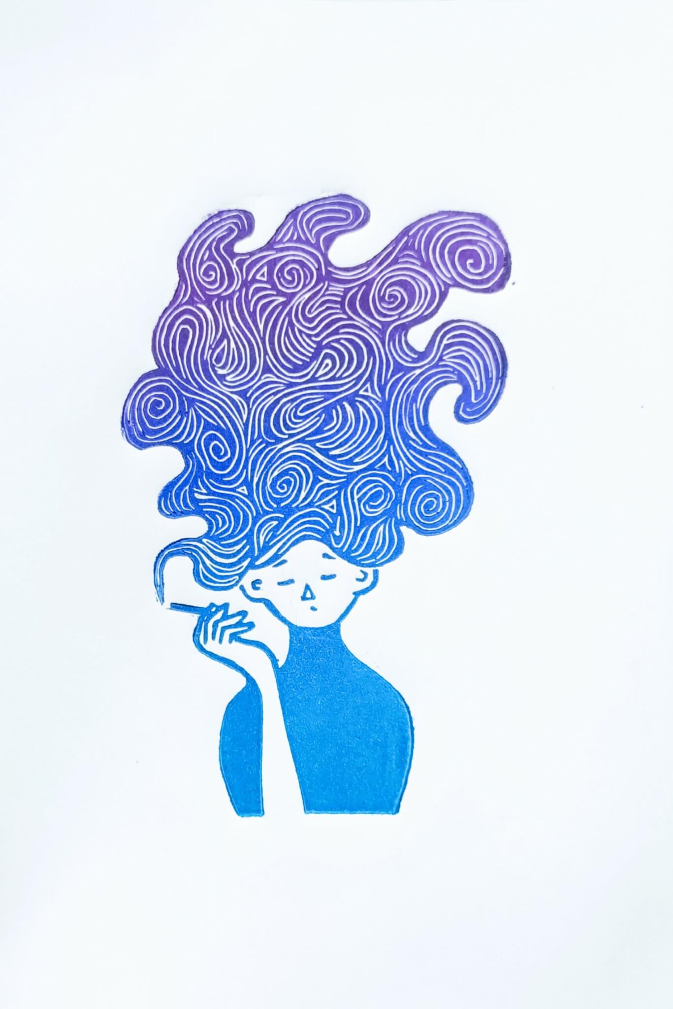 La fumeuse - A5 – Image 2