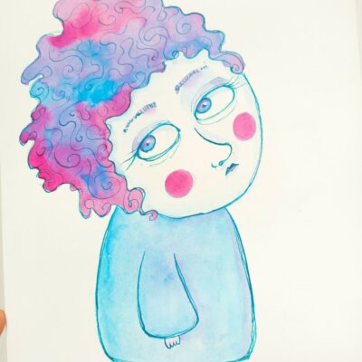 Jeanette - Œuvre originale 24x32cm