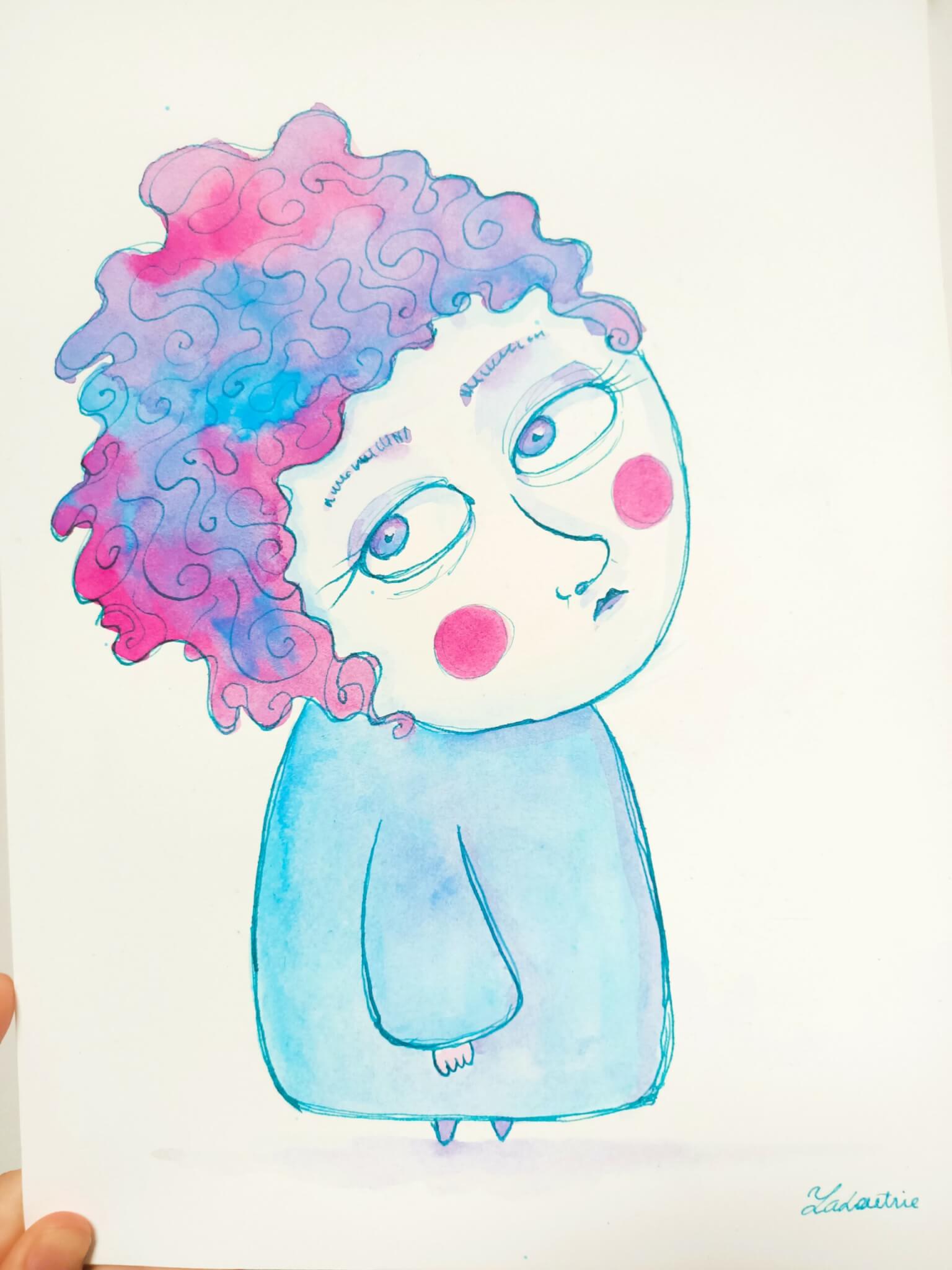 Jeanette - Œuvre originale 24x32cm