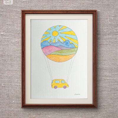 Van life - Œuvre originale A5