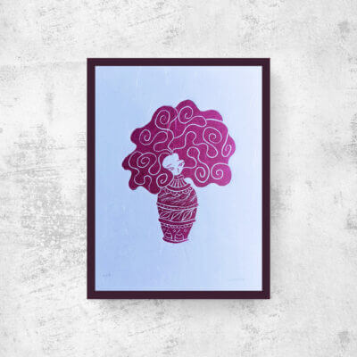 Fée des plantes - 18x24cm