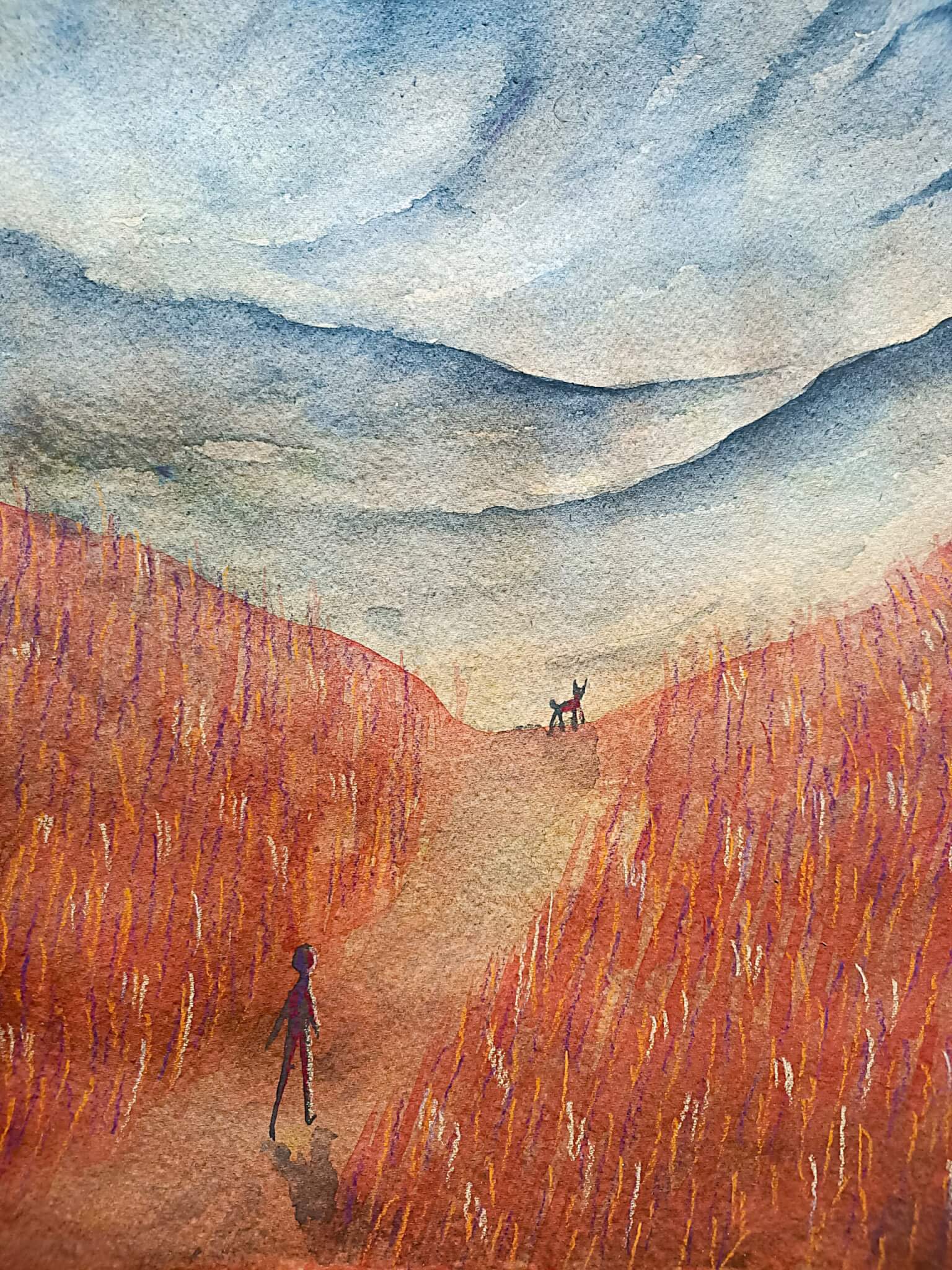 Promenade d'automne - Œuvre originale – Image 2