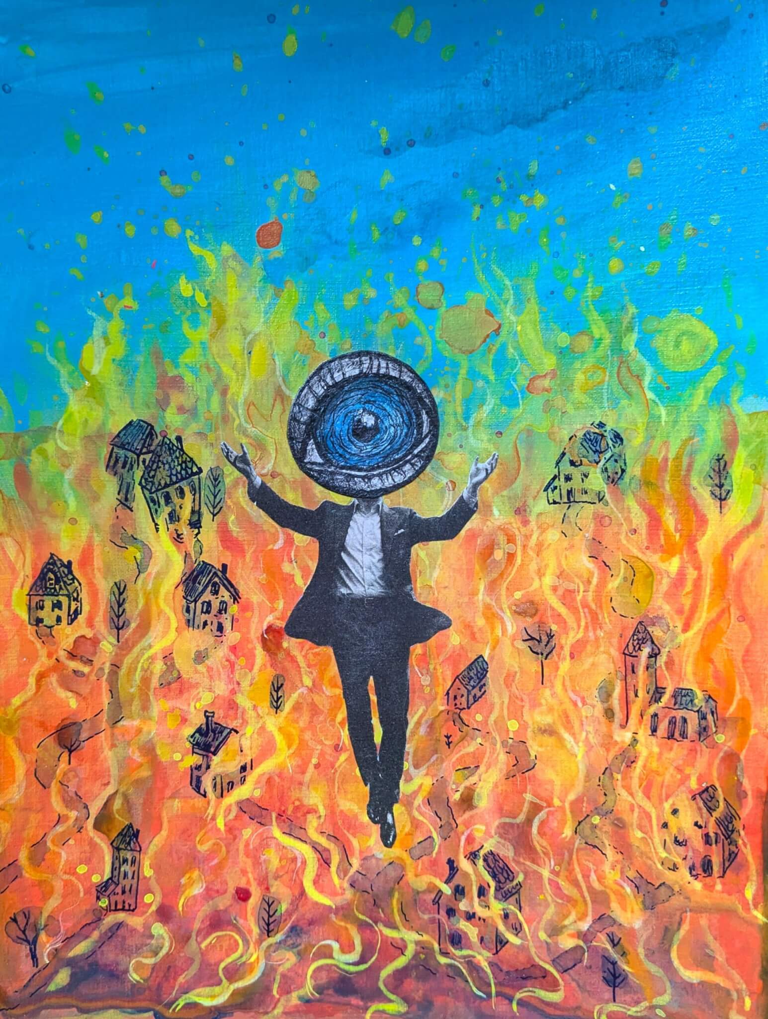 Ça brûle - 18x24cm