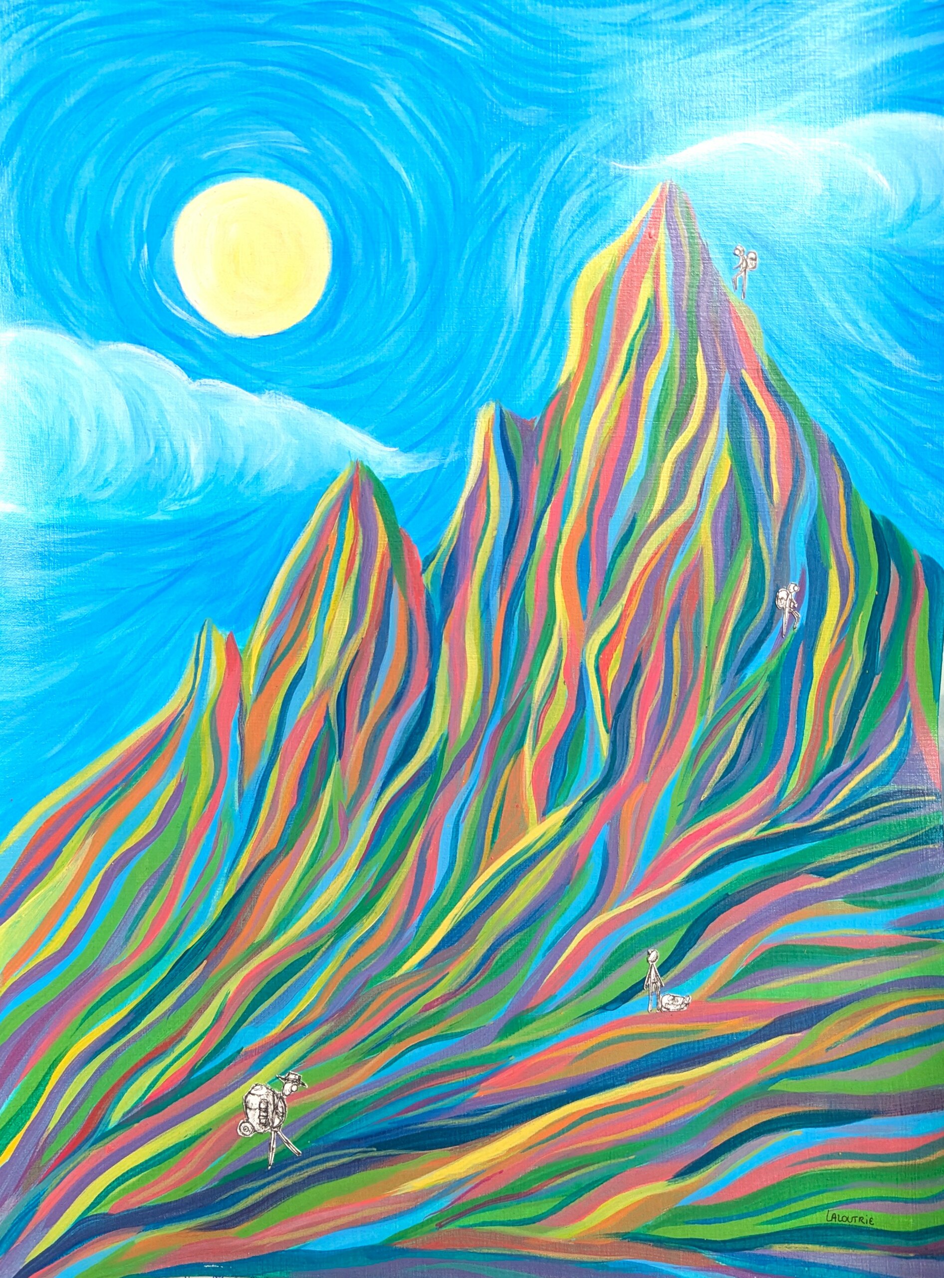 Randonnée - 30 × 40cm