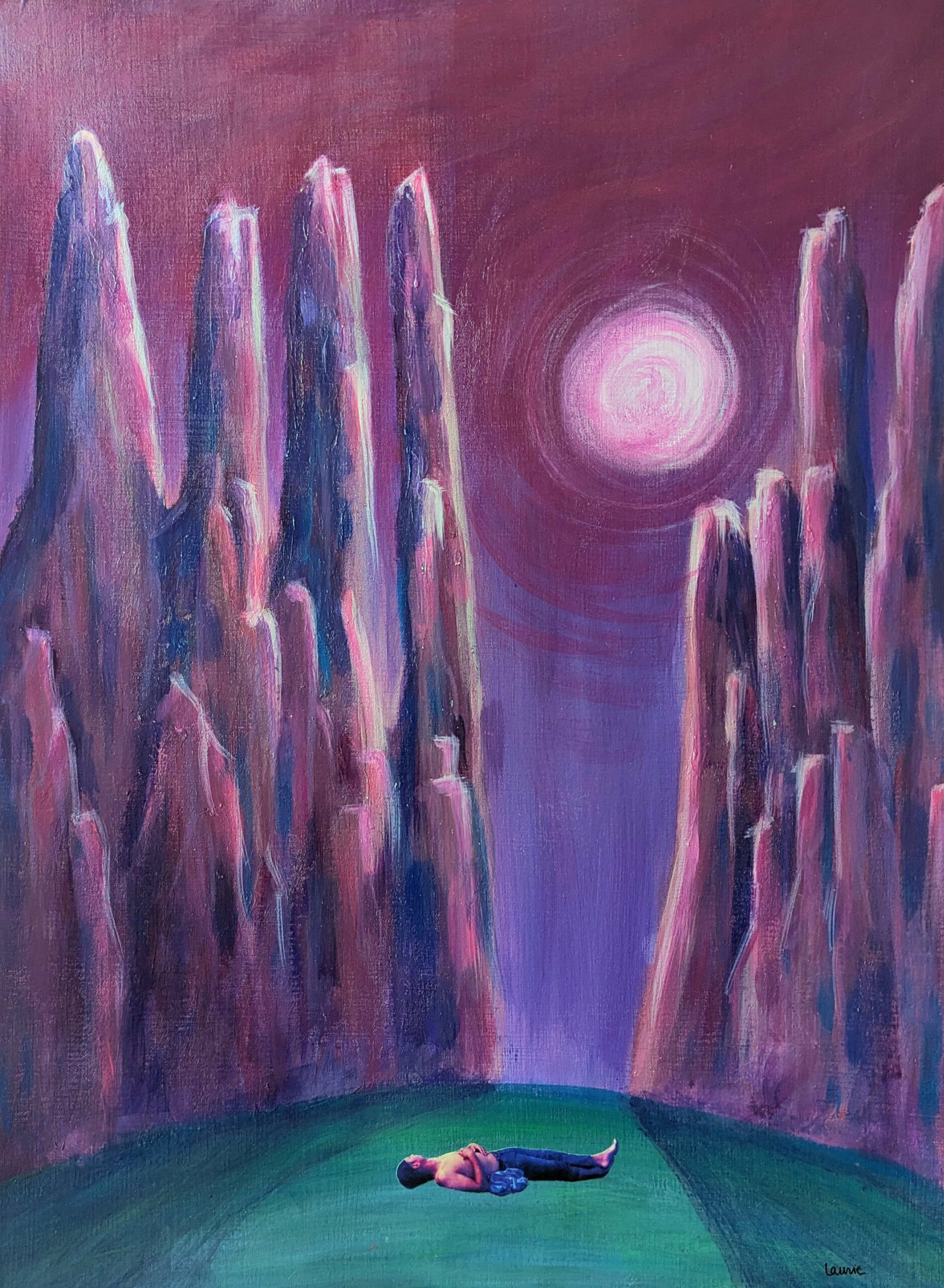Sieste sur Xanüs XI - 30 × 40cm